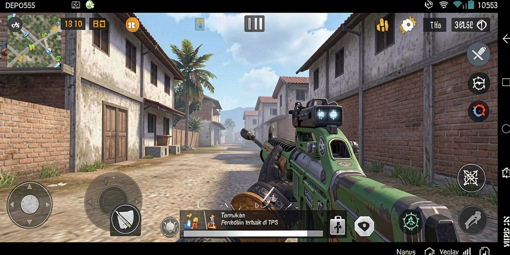 Tampilan menarik gameplay DEPO555 yang menegangkan.