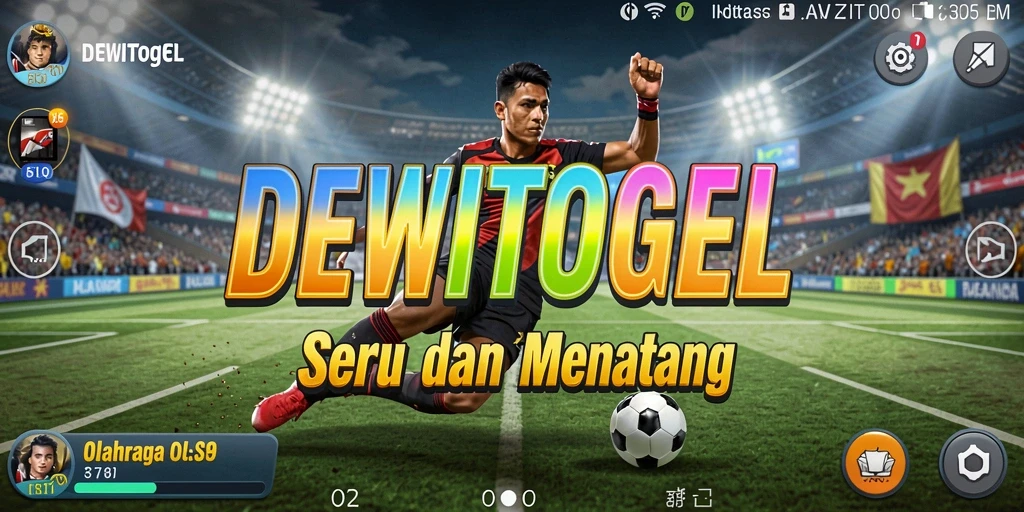 Tangkapan layar DEWITOGEL menampilkan aksi pertandingan olahraga yang mendebarkan.