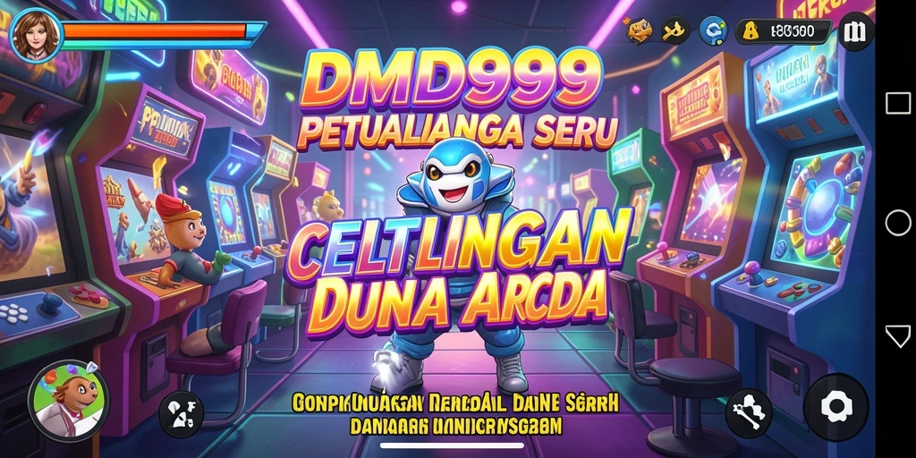 Tampilan seru gameplay DMD999 dalam dunia Arcade.