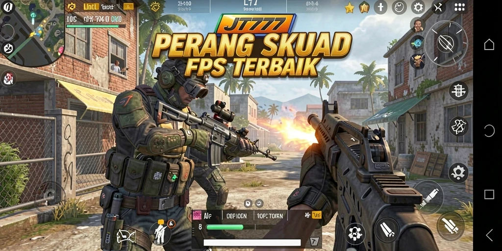 Tangkapan layar menampilkan pertarungan intens dalam JT777.