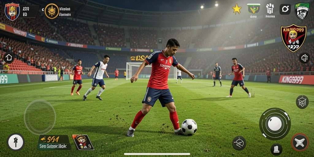 Tampilan gameplay KING999 yang mendebarkan dan realistis.