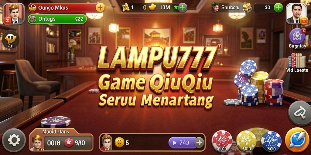Tampilan menarik dari gameplay QiuQiu di LAMPU777.