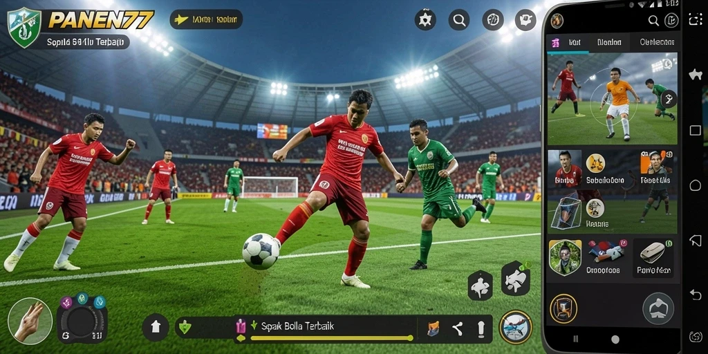 Screenshot gameplay PANEN77 yang menunjukkan aksi seru di lapangan.