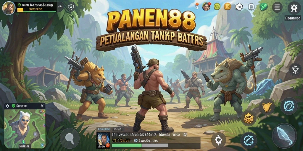 Tampilan gameplay seru dari PANEN88 dalam dunia terbuka.