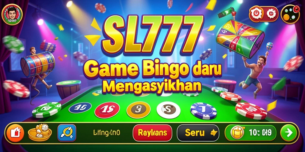 Tampilan gameplay Bingo SL777 yang penuh warna dan menarik.