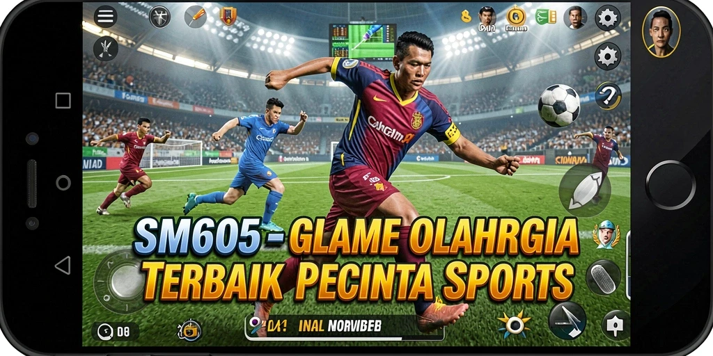 Tampilan menarik dari gameplay SM605 yang penuh aksi.