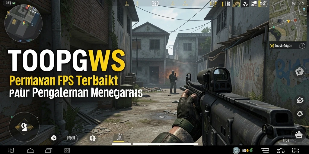 Tampilan gameplay menarik dari TOOPGWS dengan aksi FPS yang intens.
